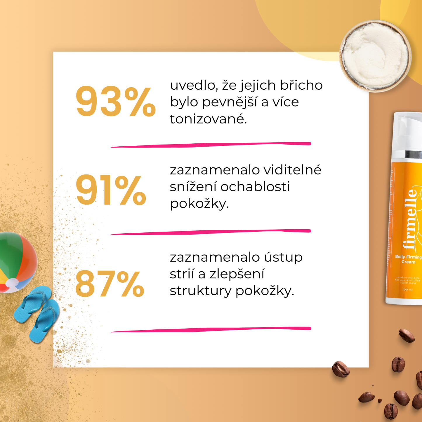 Krém na Zpevnění Břicha 100 ml