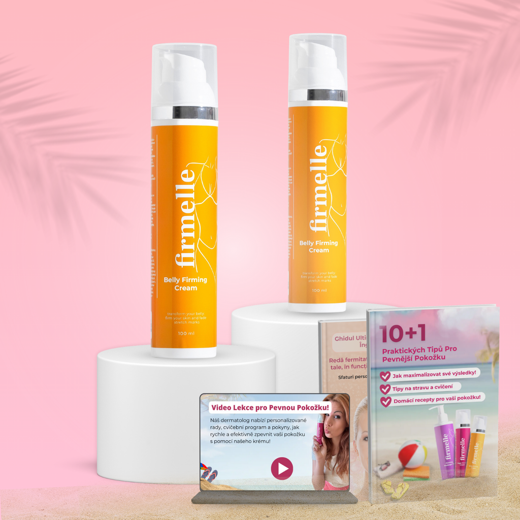2x Krém na Zpevnění Břicha 100 ml + 2 E-booky ZDARMA + Video Kurz
