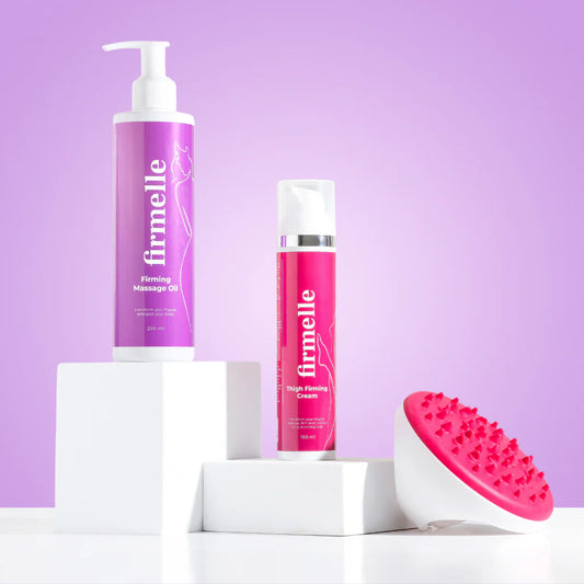 2 Zpevňující Krém Na Stehna 100 ml + 1 Krém Na Břicho 100 ml + 1 Masážní Přístroj Proti Celulitidě