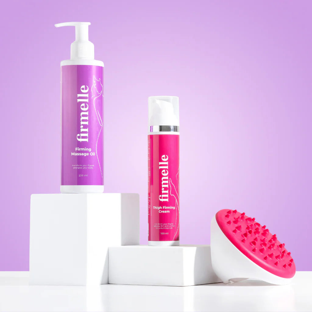 2 Zpevňující Krém Na Stehna 100 ml + 1 Krém Na Břicho 100 ml + 1 Masážní Přístroj Proti Celulitidě